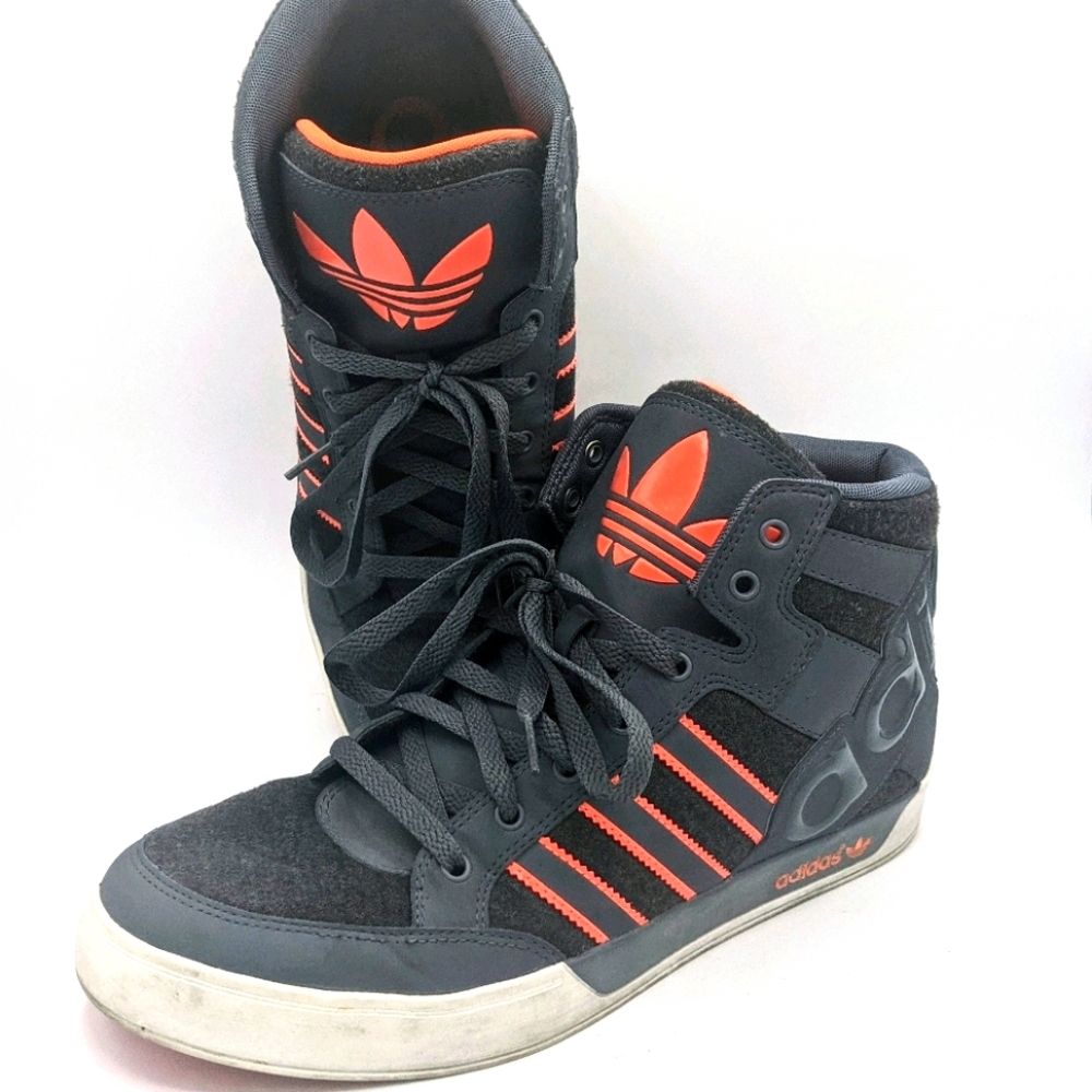 Adidas Originals Leather + Felt High-Tops